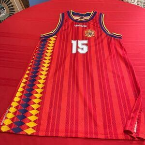 ADIDAS Tank Dress Basketball Jersey 2019 FIBA World Champion Spain Size M/L/XL
